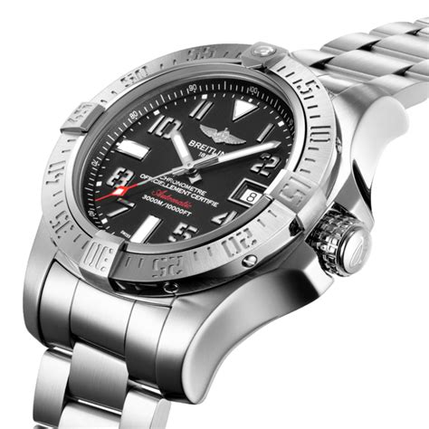 breitling avenger seawolf blacksteel for sale|breitling avenger seawolf stainless steel.